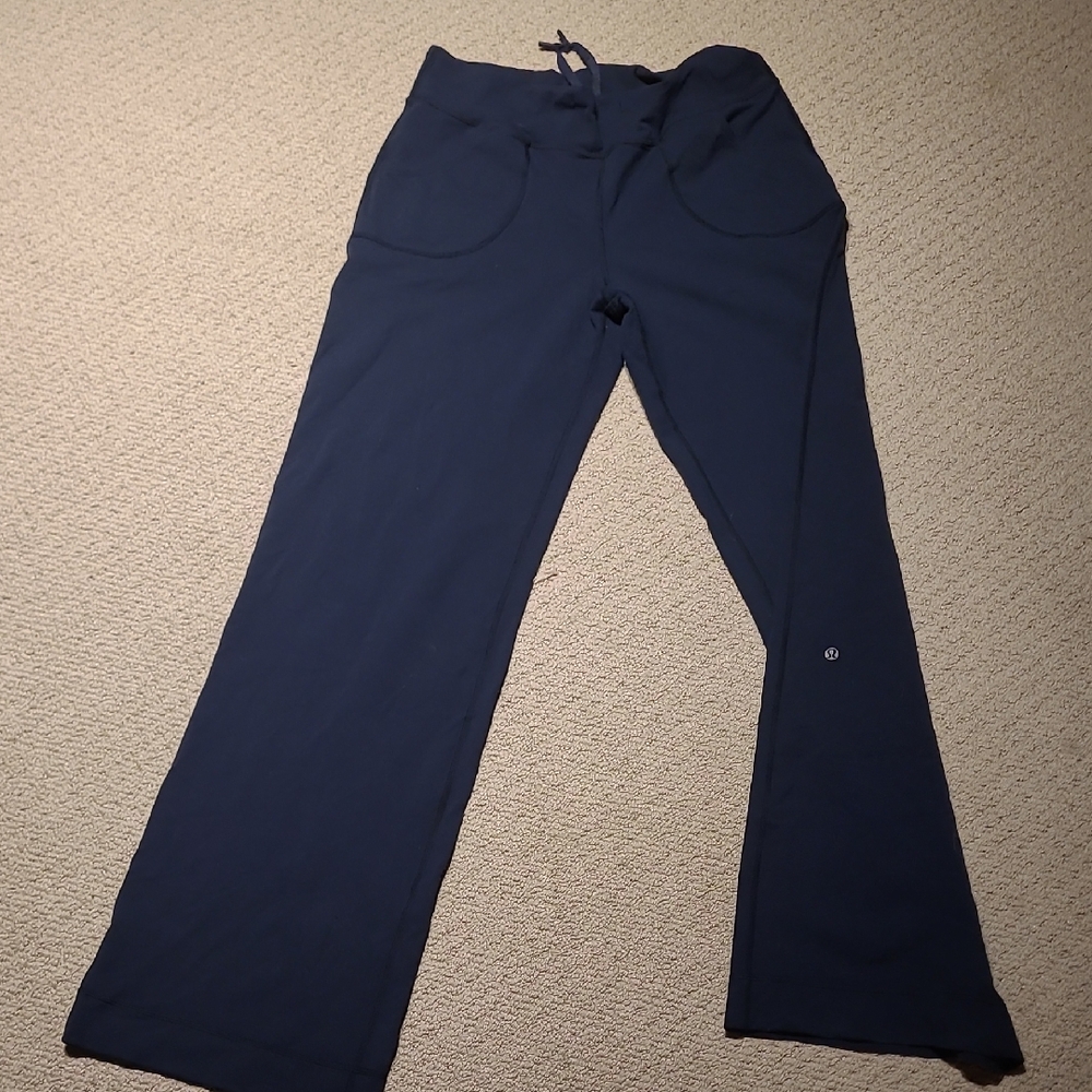 Lululemon Navy Blue Yoga Pants - TALL EUC.
